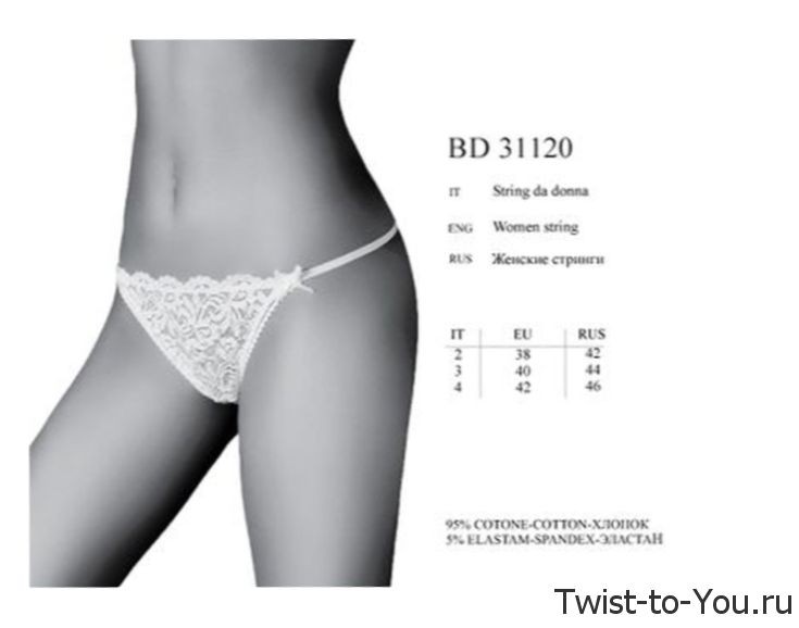 Трусы Angels Never Sin Tessili, Чёрный, XXL ANS_Tessili XXL - Angels Never Sin - Трусики-стринги - Купить