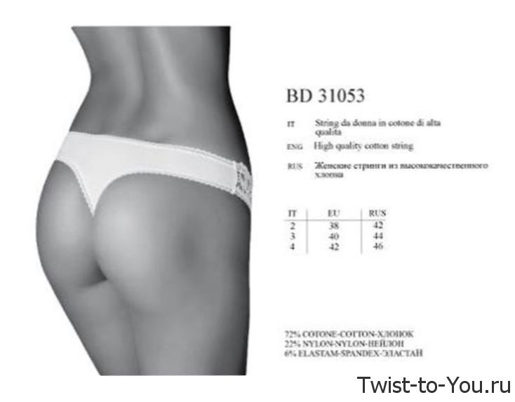 Трусы Anais Martika, Чёрный, XXL/3XL An_Martika XXL/3XL - Anais - Трусики-стринги - Купить