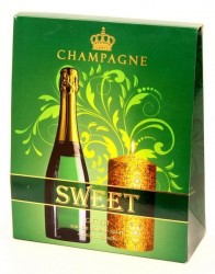 Подарочный набор Champagne Sweet (т/в  + свеча)