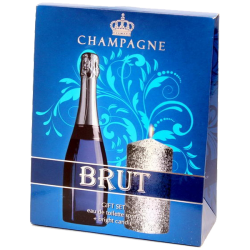 Подарочный набор Champagne Brut (т/в  + свеча)