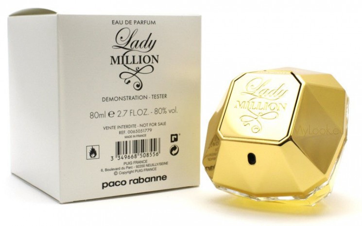 Lady Million (Paco Rabanne) 80ml women (ТЕСТЕР Франция)